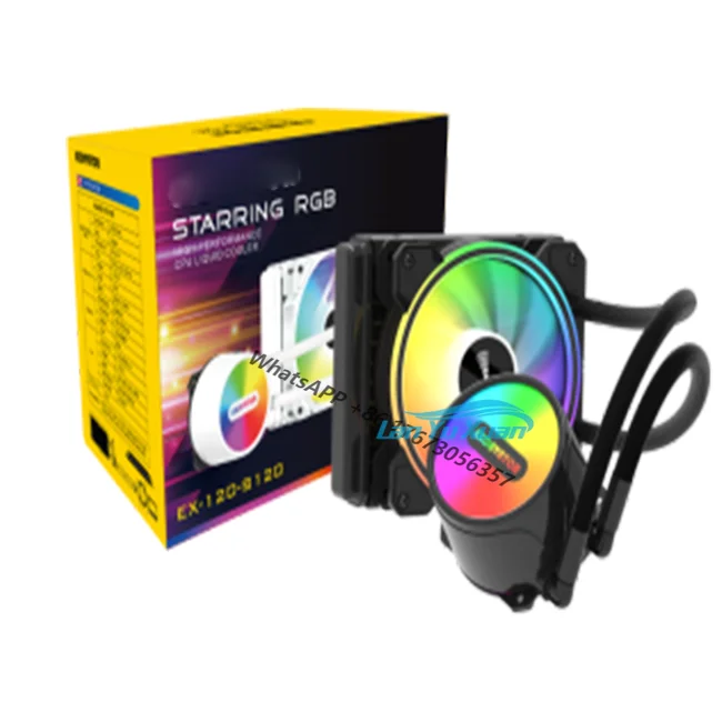 Fan 120 Liquid Cpu Cooler Water Cooling With Rgb Fan Sync
