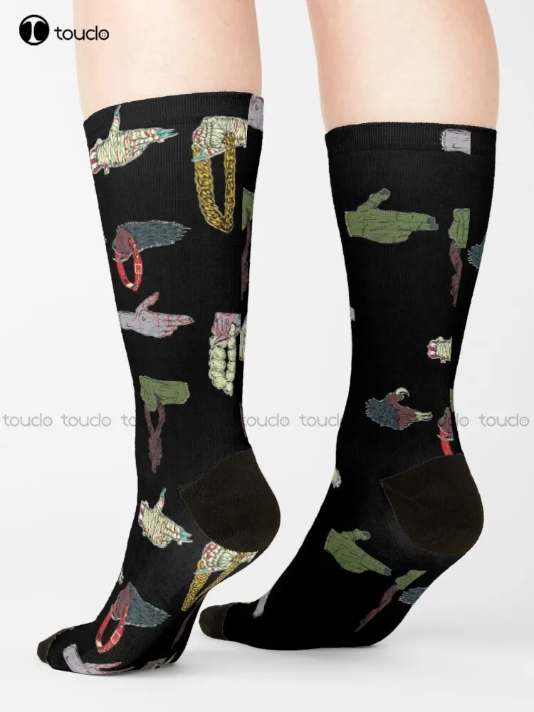 Run The Jewels Art "Monster Mob" Socks Girls&nbsp;Socks Personal