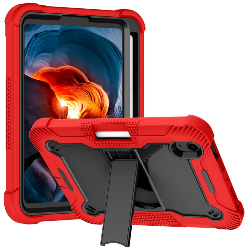 

For iPad Mini 4 5 Retina Case 3 in1 Anti-slip Hybrid Protective Heavy Duty Rugged Shockproof Resistance Cover For iPad Mini 6