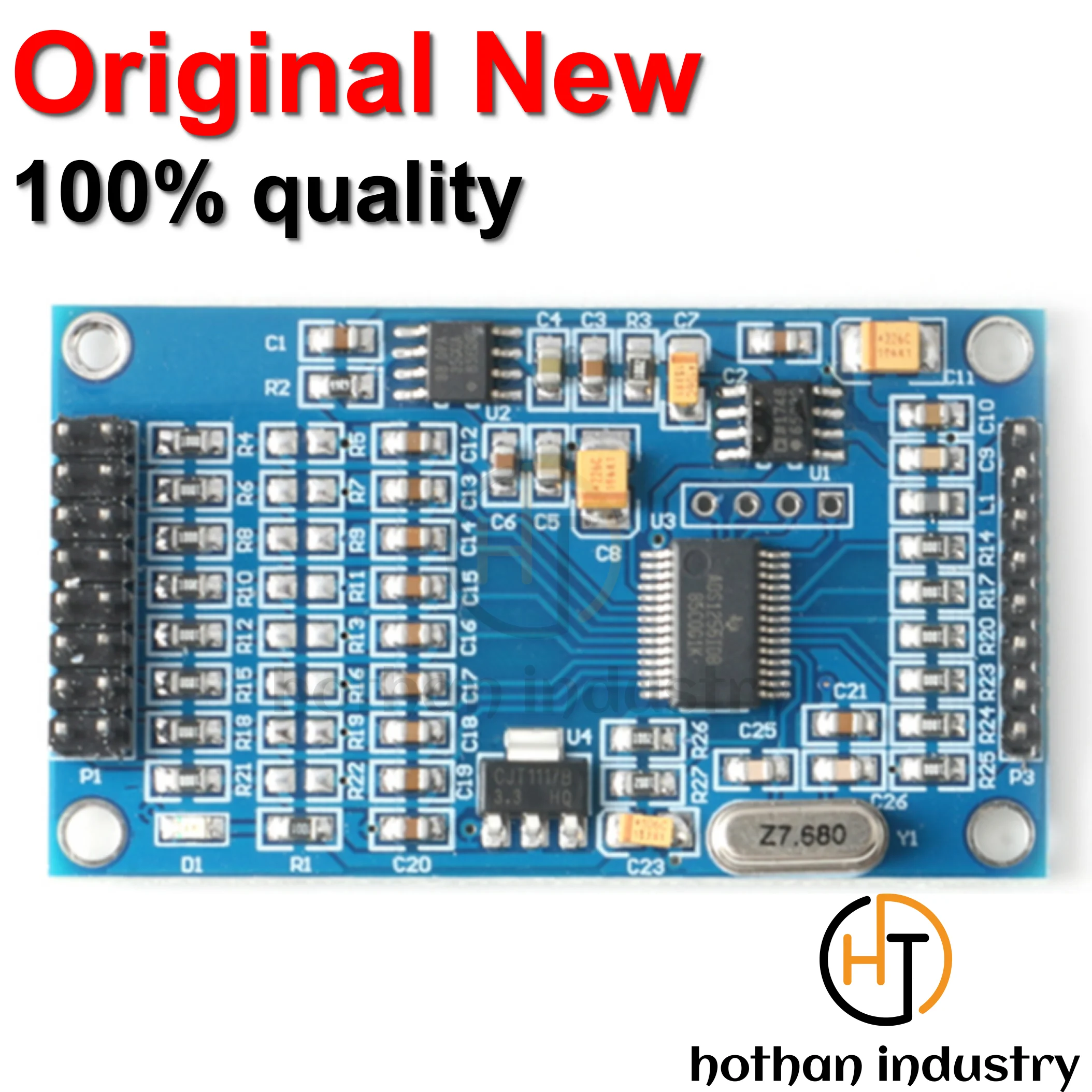 

ADS1256 Module 24-bit 8-channel ADCAD Module High Precision ADC Acquisition Data Acquisition Card