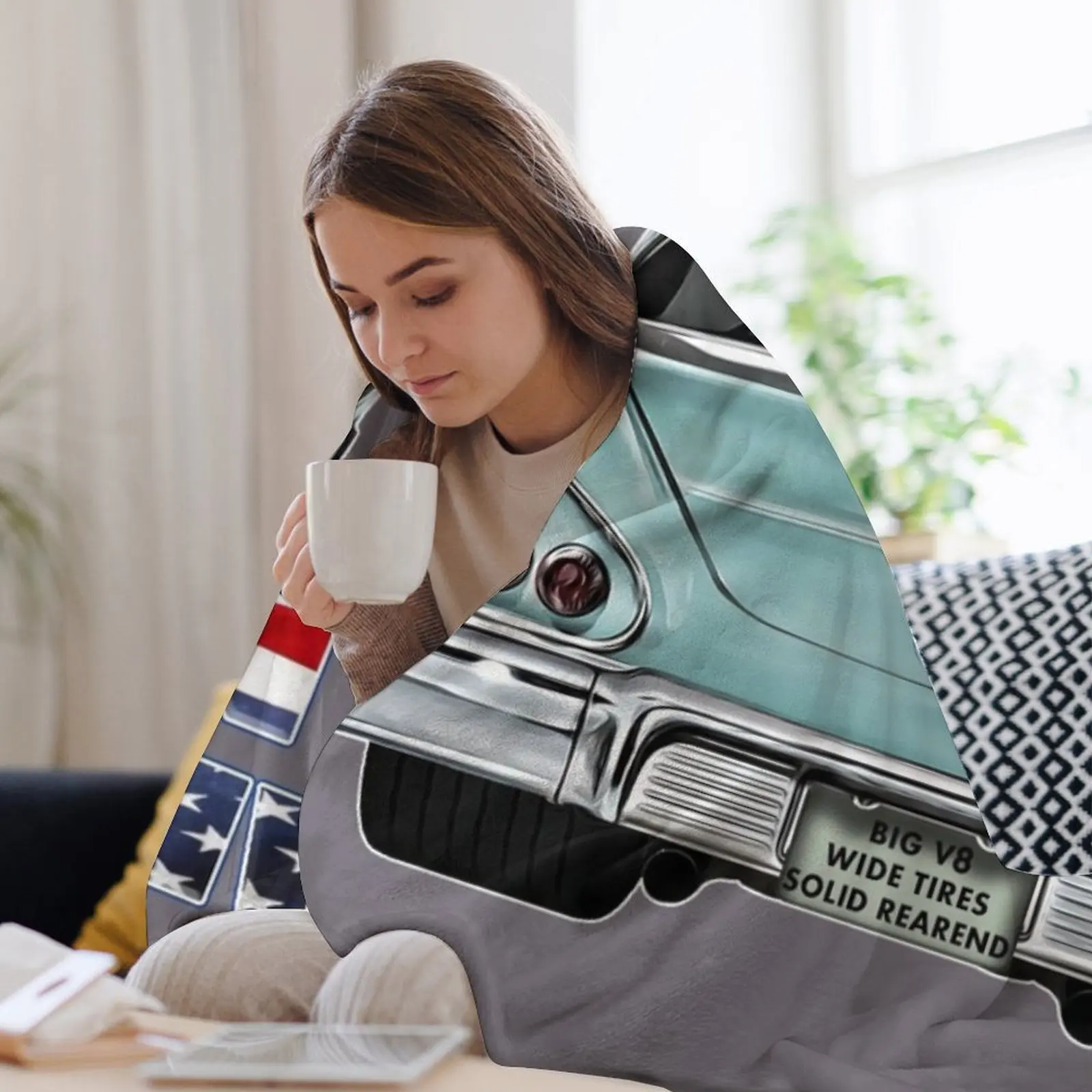 1958 Hotrod Muscle Car Oldtimer Youngtimer 58 одеяло для дивана младенцев фланелевые одеяла