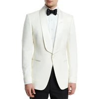 terno masculino wedding suits for men tuxedos white groom wear tailor suits high quality fit slim party business suite 2 piece