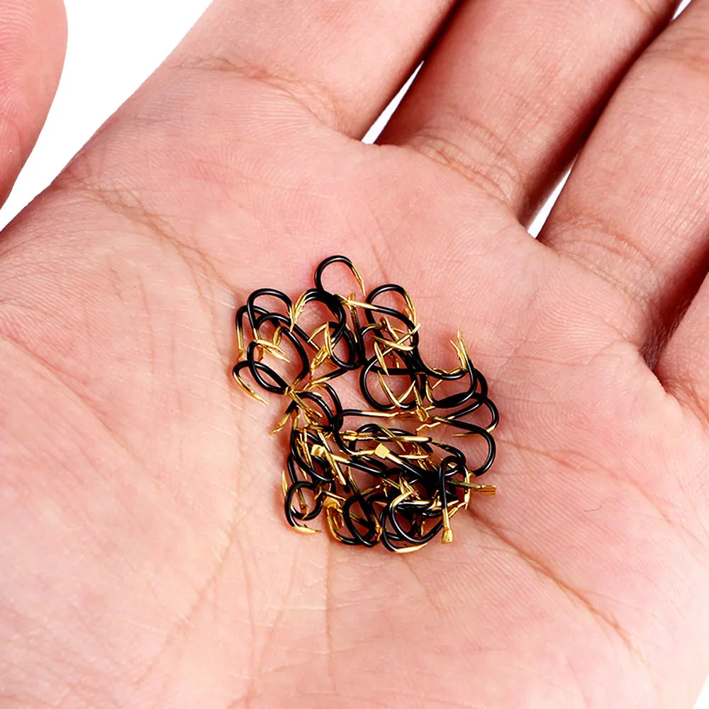 

50pcs/lot Tungsten Steel Fishing Hooks Single Circle Fishhook Barbed Carp Fishing Hooks Sea Accessories Tackle