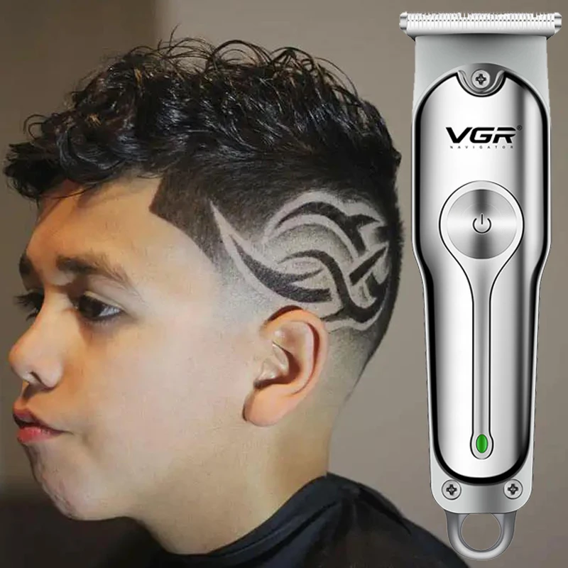 

Регулируемая электрическая машинка для стрижки волос, бритва, машинка для стрижки волос, перезаряжаемый триммер для мужчин, женщин, Професс...