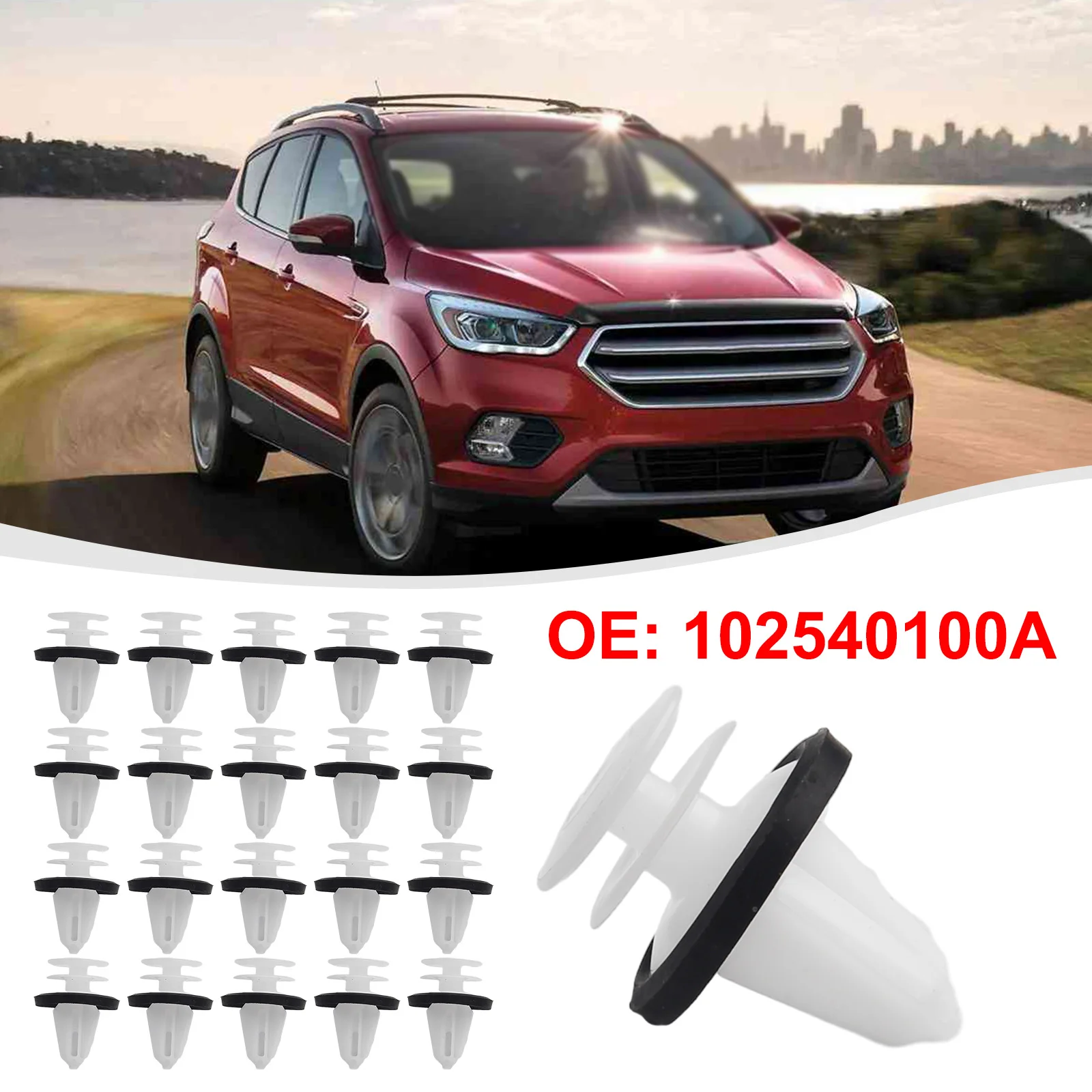 20x фиксатор обшивки двери Tesla/ For-Ford с герметичным фиксатором # 102540100 А/ В 713297 -S300/
