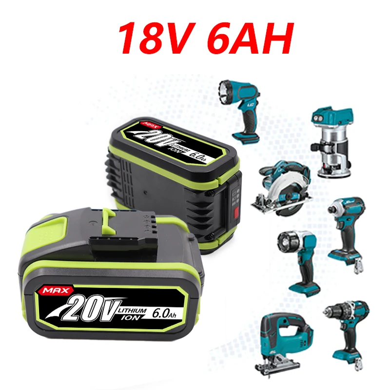 Aicherish новый обновленный литиевый аккумулятор 20 в 6000 мАч 8000 мАч электроинструменты WA3551 WA3553 WX390 WX176 WX178 WX386 WX678