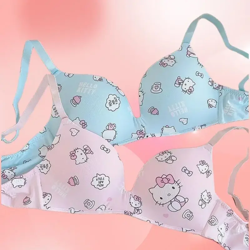 Комплект нижнего белья Miniso Hellokitty Sanrio Kawaii фигурка Kitcat треугольные трусики мягкие