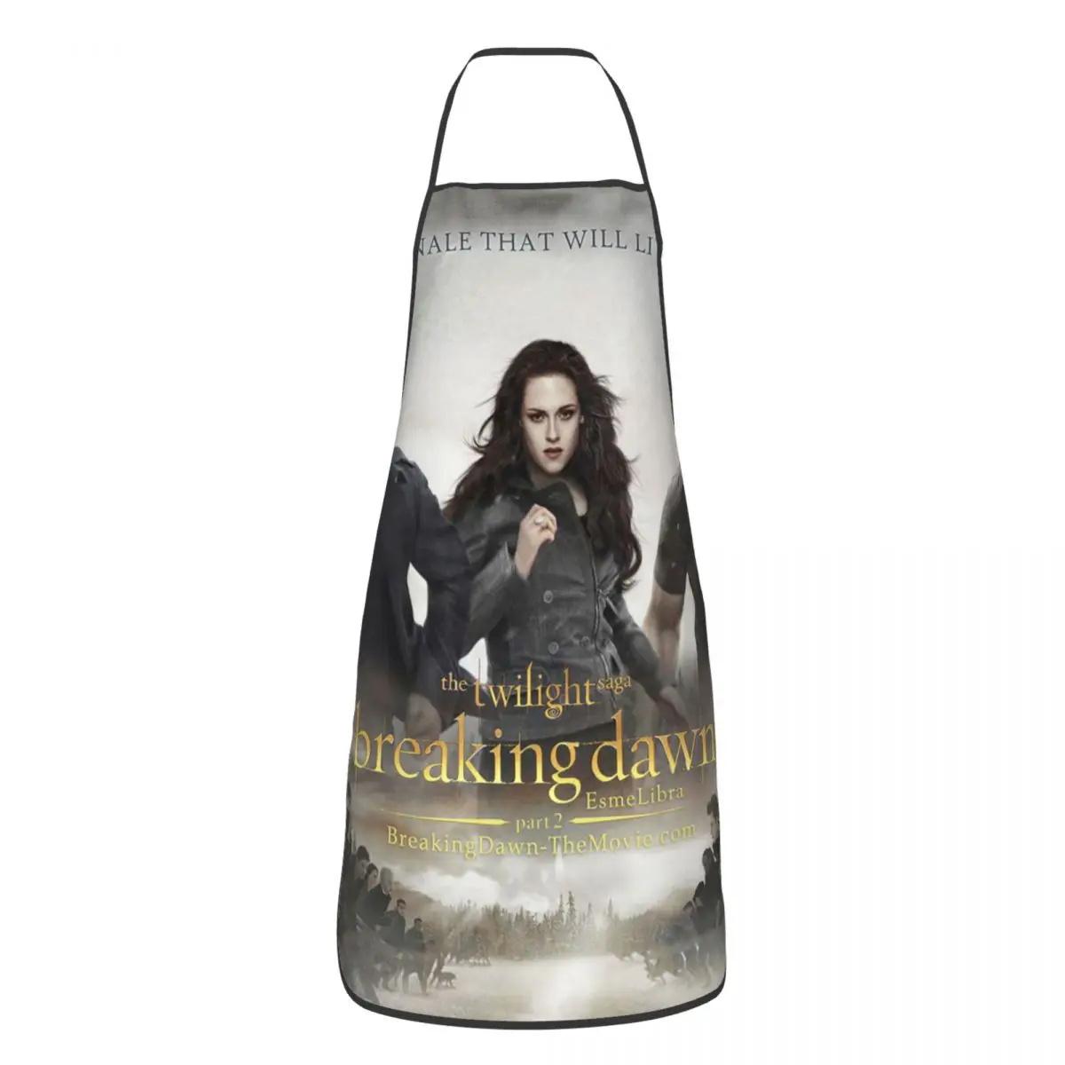 

The Twilight Saga Breaking Dawn Aprons for Women Men Antifouling Garden Bibs Edward Bella Jacob Black Household Cleaning Tablier