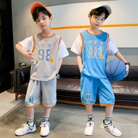kids clothes baby boys streetwear tracksuit tops pants 2pcs children teenboy summer sport outfits girls sets 4 15 years