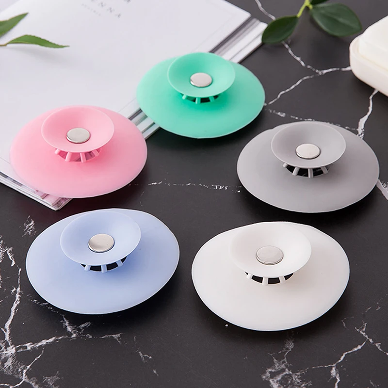 

Silicone Floor Drain Hair Catcher Kitchen Sink Drain Plugs Strainers Bath Drain Stopper Drain Plug 10x10.5cm