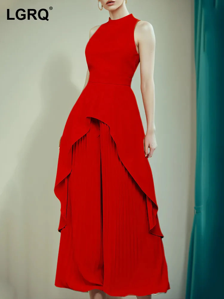 Комплект женских брюк из 2 предметов с топом открытой спиной и широкими штанинами