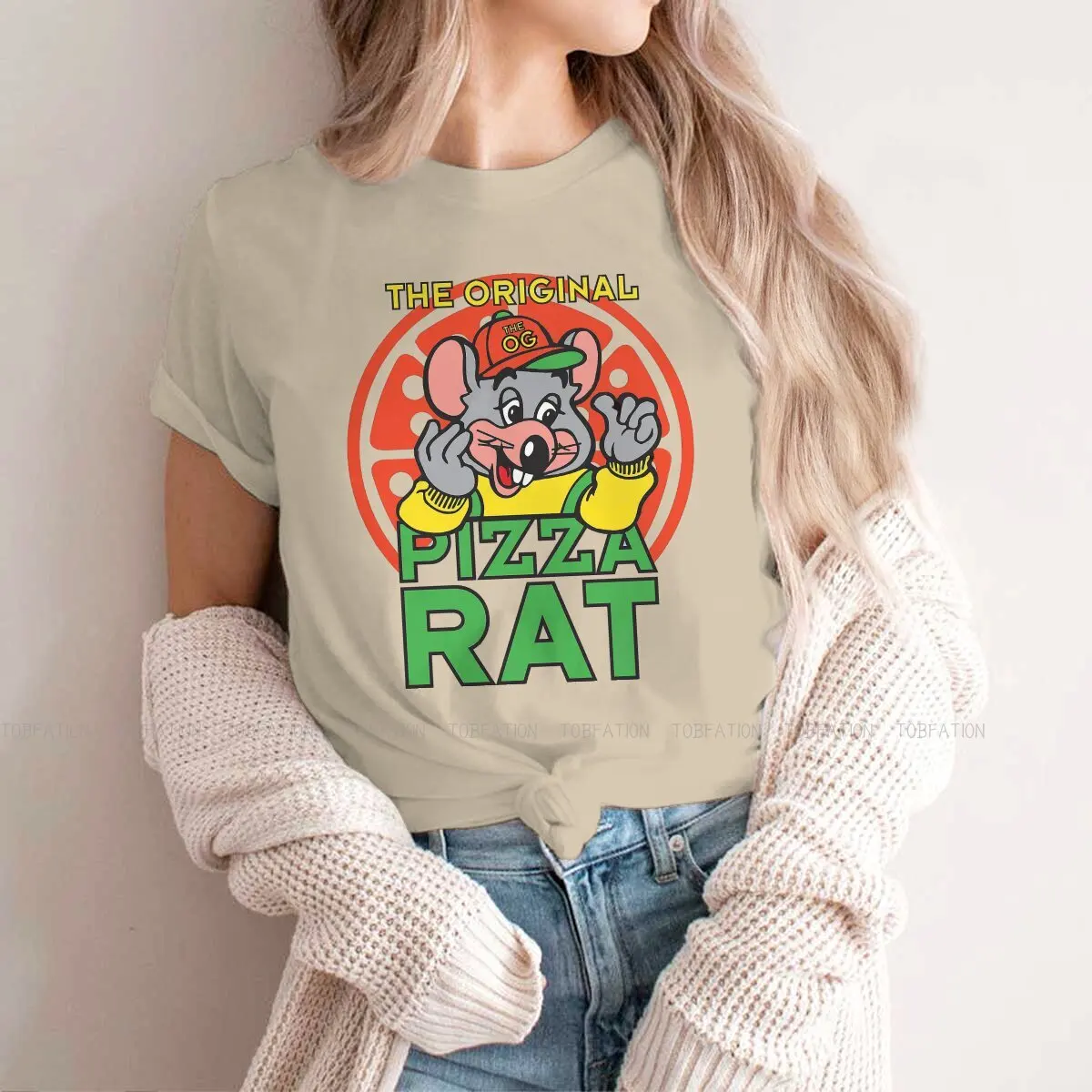 Женские футболки из 100% хлопка с изображением патрона е сыра столовой