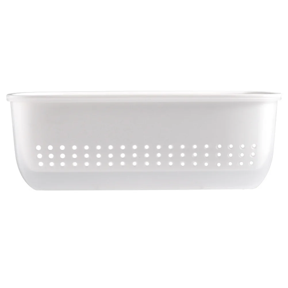 

Rectangular Strainer Fruit Vegetable Washing Basket 2 1 Food Fruit Strainers Double Layered Strainer Basket Pasta Spaghetti