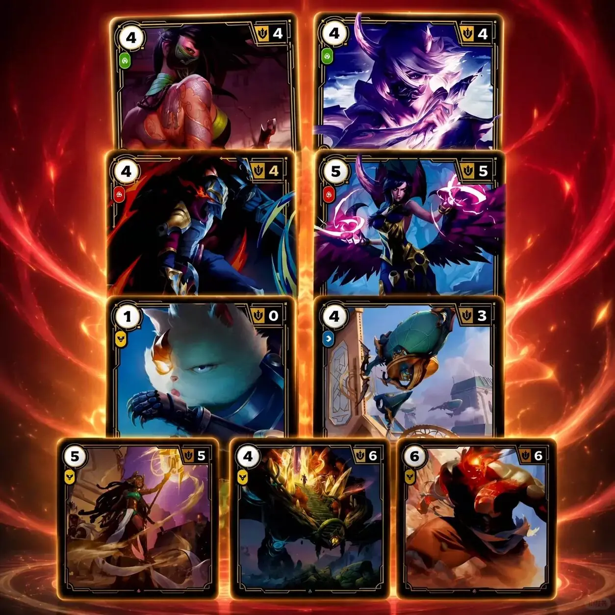 Фото В наличии Оригинальные коллекционные карточки LeagueOfLegends Riftbound VOL.4. Карточки с изображением Бога Войны. Подарок для фанатов League of Legends. №4