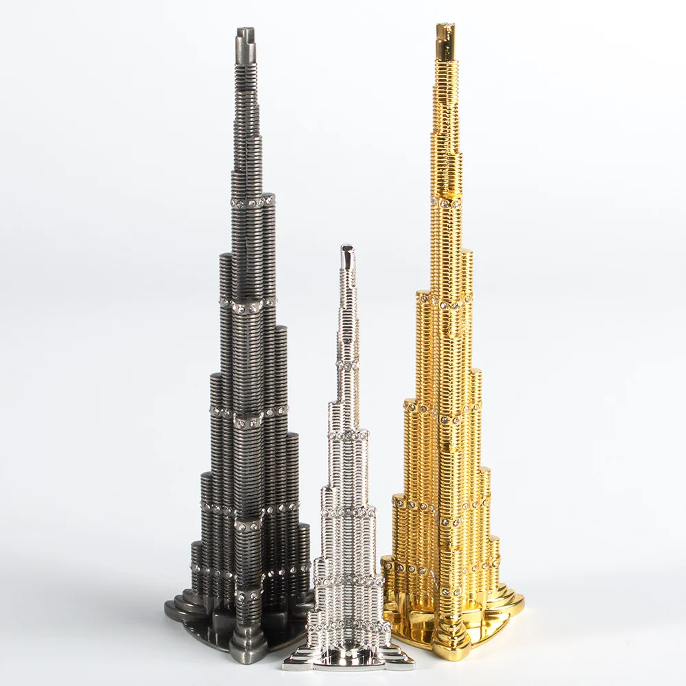 Burj Khalifa орнамент на заказ креативные Металлические ремесла Дубай туристические