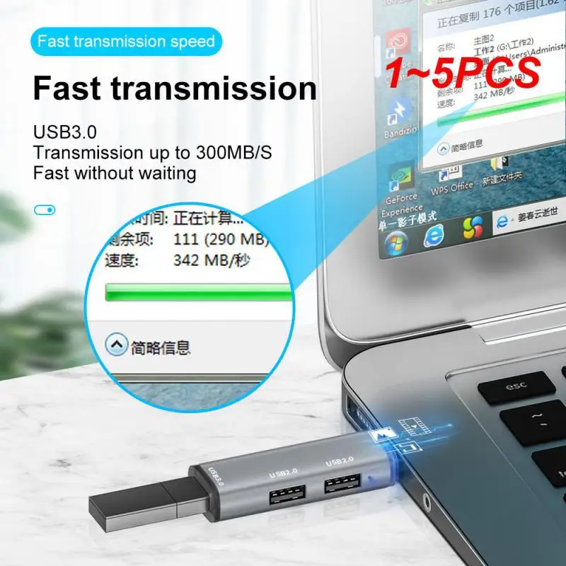 

1 ~ 5 шт., 3 порта, мультиразветвитель для ноутбука, 5 Гбит/с