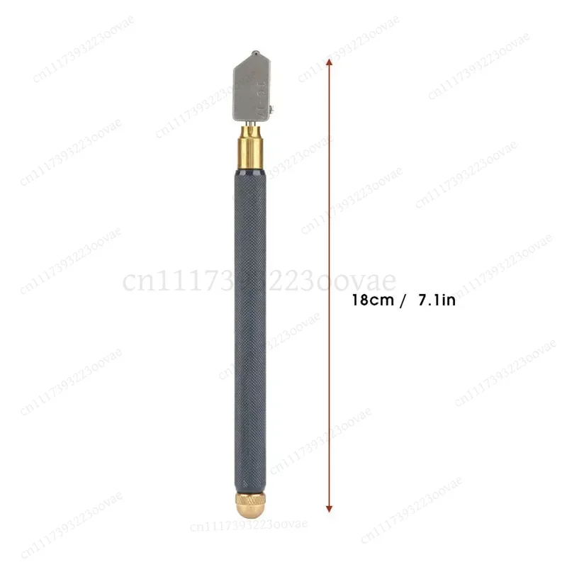 Фото Стеклорез LF-Glass Cutter TC-17, резак для керамической плитки, тип Toyo, с металлической ручкой, профессиональный инструмент для замены. №4