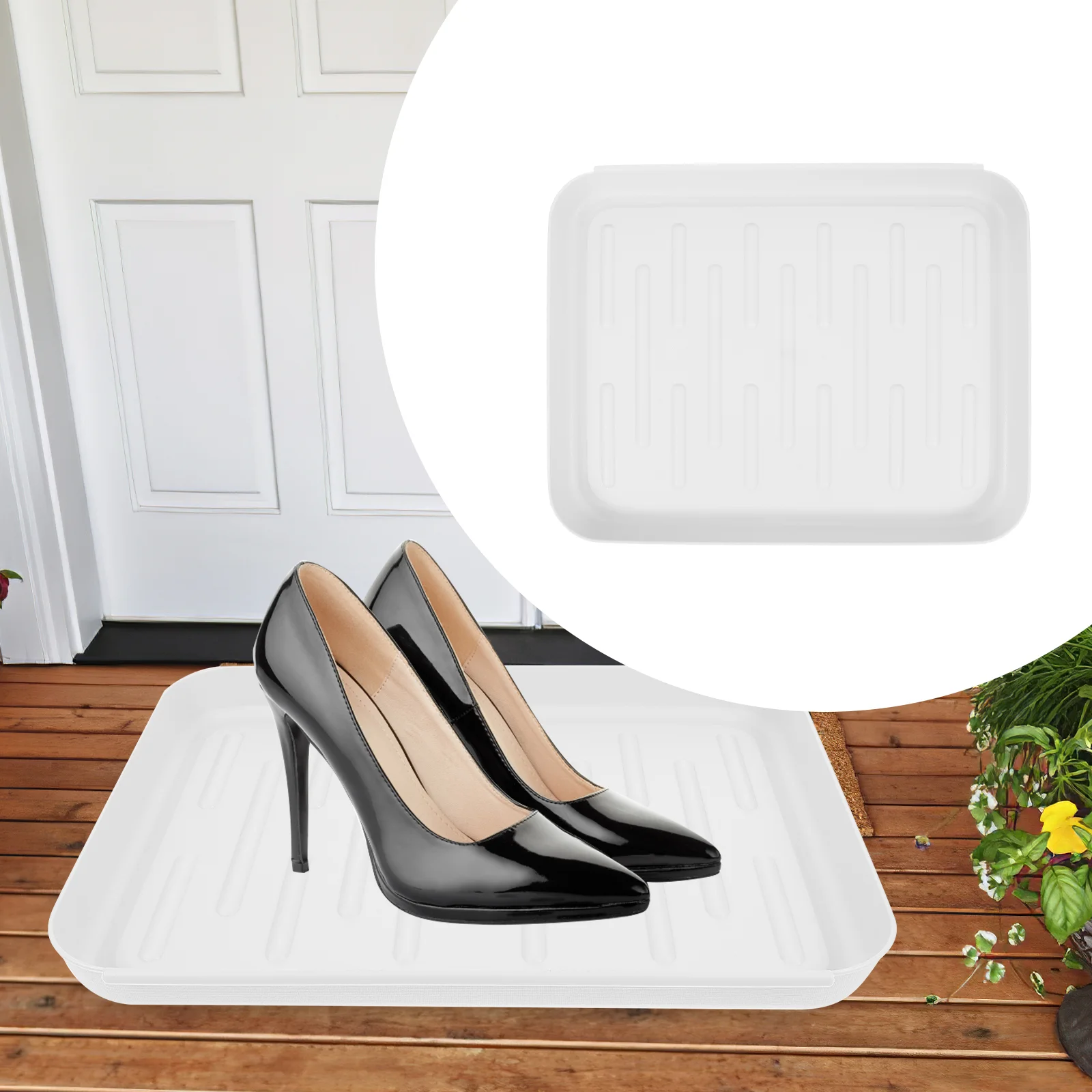

Plastic Tray Boots Display Practical Shoes Tray Small Pp Trays Plants Large Shoes