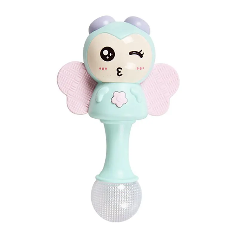 

Baby Hand Bells Toys Puzzle Music And Light Shaking Rattles 6-12 Months Sound And Light Rhythm Induction