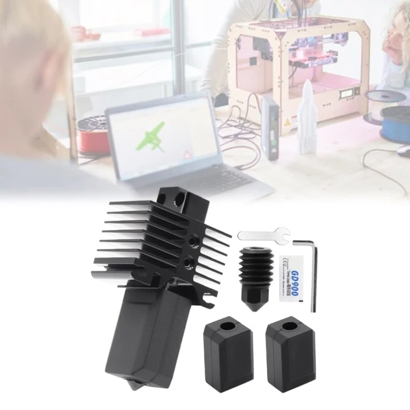 

For Bambu Lab X1/P1P Upgraded Detachable Hotend 500℃ High Temperature 3D Printing Head Wear-resistant Replacement