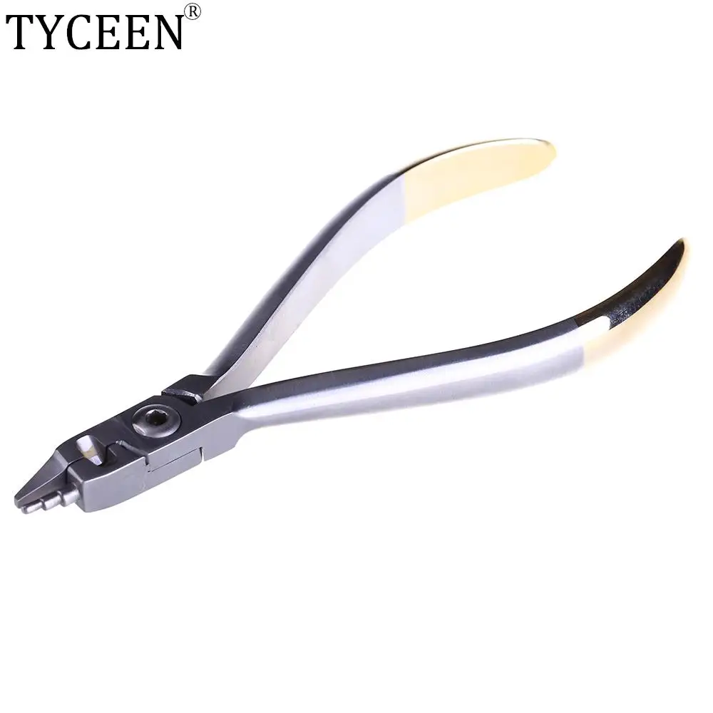 

Dental KIM Combination Pliers with cutting Trapezoidal Tip Arch Wire Bending Forming Pliers Dentist Orthodontic Tools Forceps