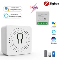 tuya wifi mini smart switch 16a 2 way diy switches smartlife app timer module support alexa google home alice voice control