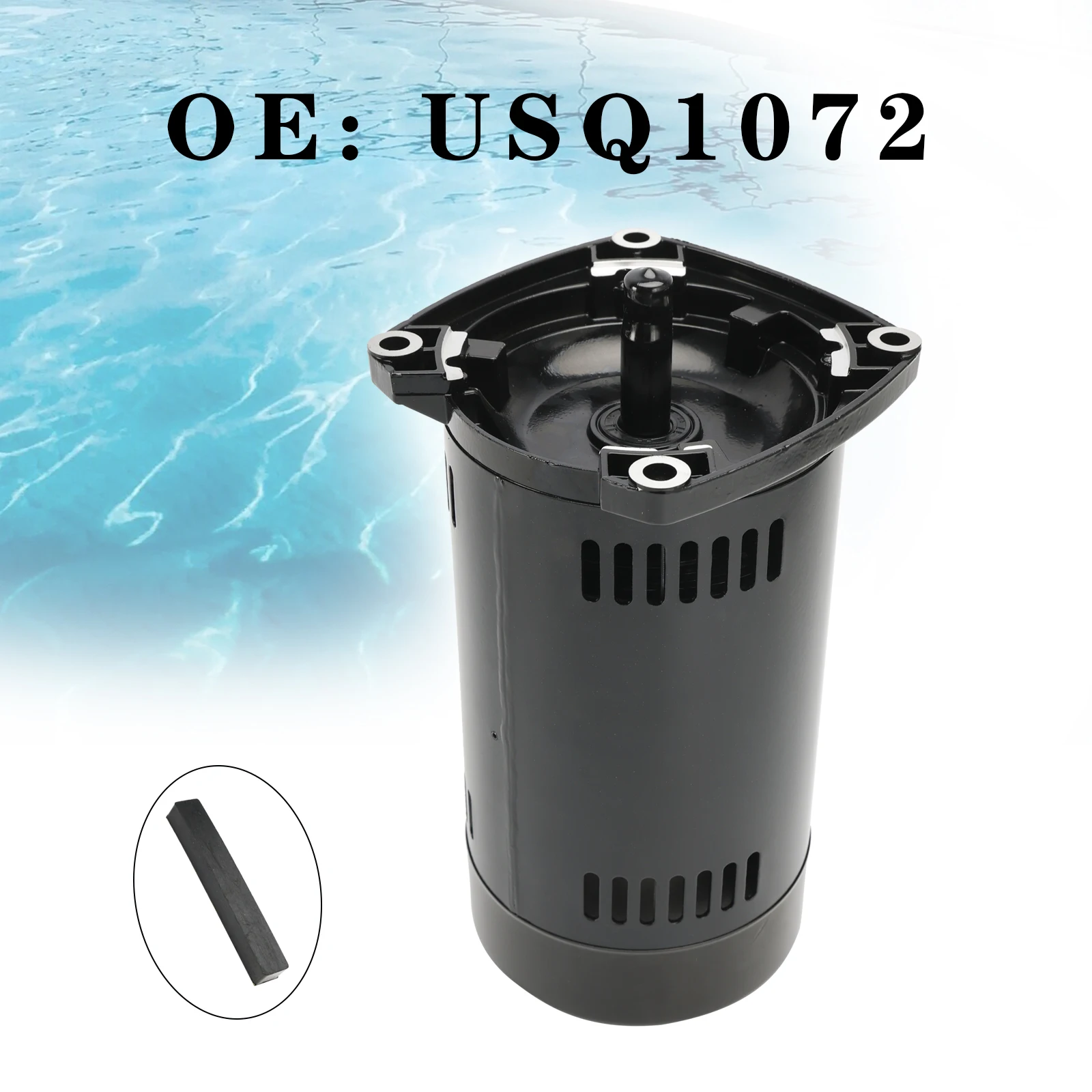 Двигатель насоса для бассейна Artudatech USQ1072 Квадратный фланец 75 3/4 HP абсолютно новый