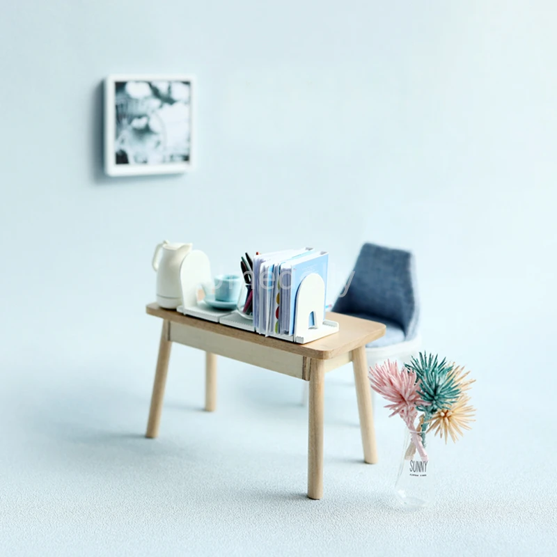 Миниатюрная мебель для кукольного домика в масштабе 1/12 Миниатюрный стол и стул