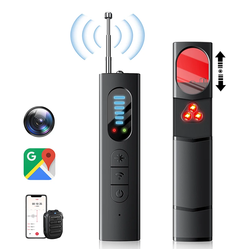 

Детектор скрытой камеры Amorom, антишпионский автомобильный GPS-трекер, детектор местоположения, сканер ошибок, радиочастотный сигнал, поиск, гаджет, защита безопасности