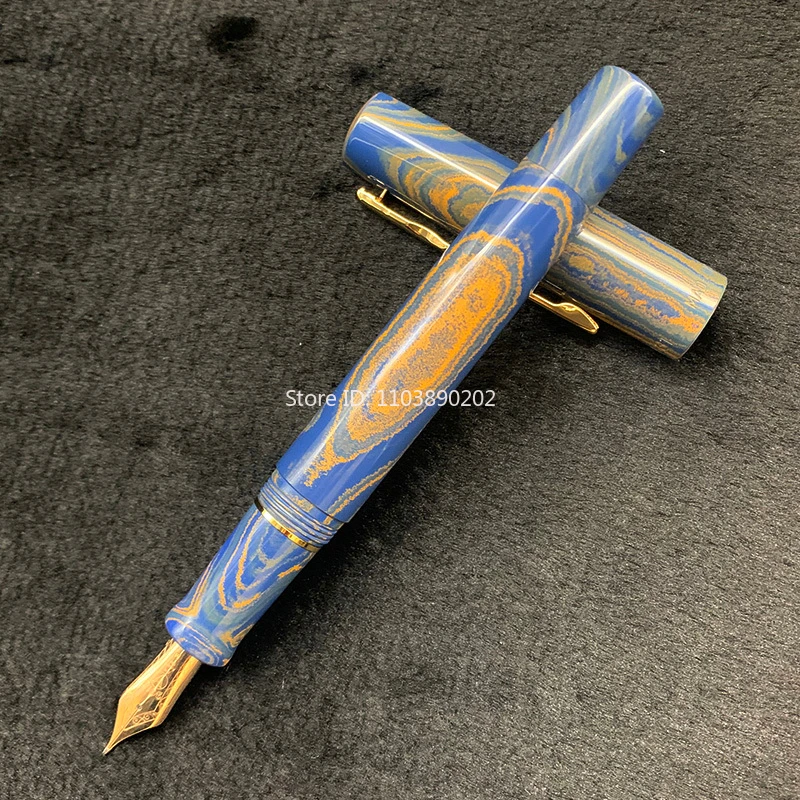 Новый Junlai 631 золотистый/серебристый зажим 14K № 32 НИБ немецкий свободный жесткий