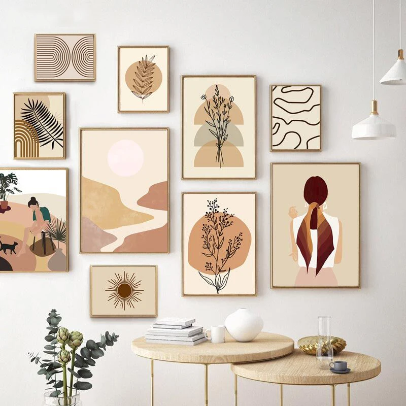 

5D DIY Diamond Painting Abstract Lines Botanical Scenery Full Drill Embroidery Mosaic Picture Cross Stitch Kit Living Room Decor