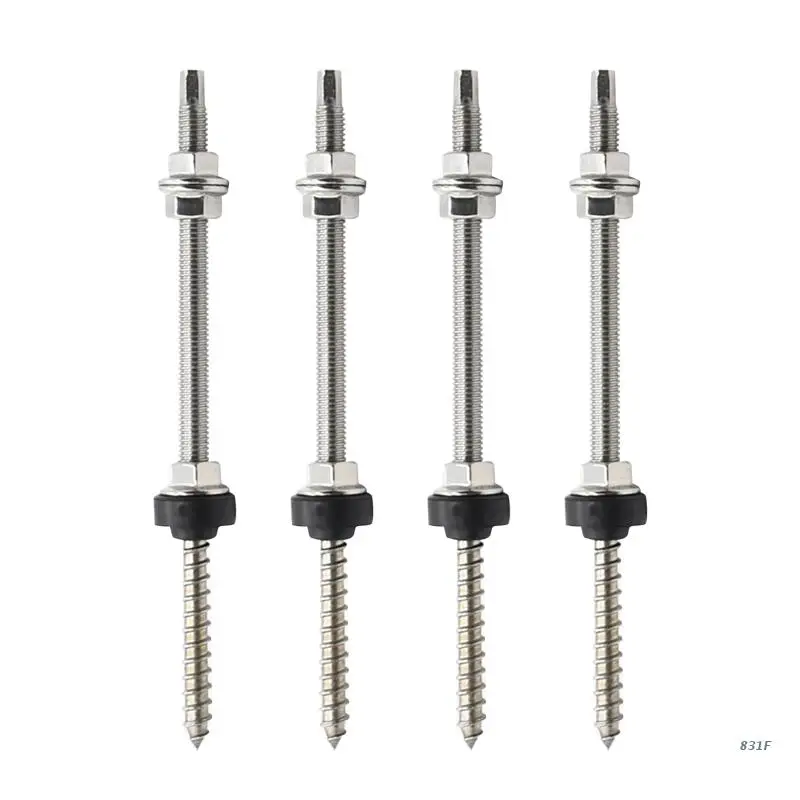 

Висячие болты, предварительно собранные, из нержавеющей стали, регулируемые по высоте для фотогальванического солнечного монтажа на крыше ...