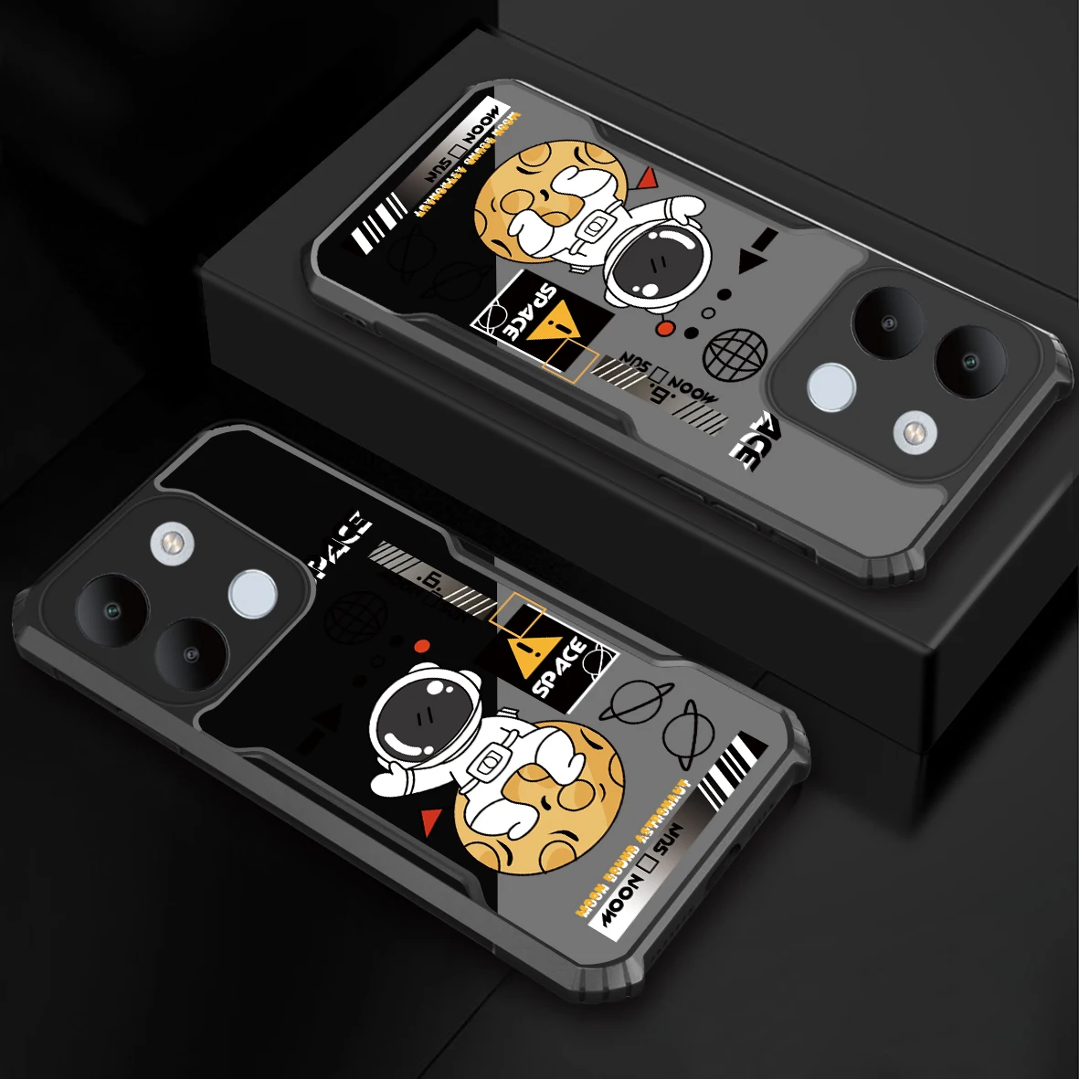 Для itel P65 P55 Plus P55+ NFC P55T RS4 A70 A60S A50 S24 S23 S23+ Прозрачный чехол для защиты от падения 05