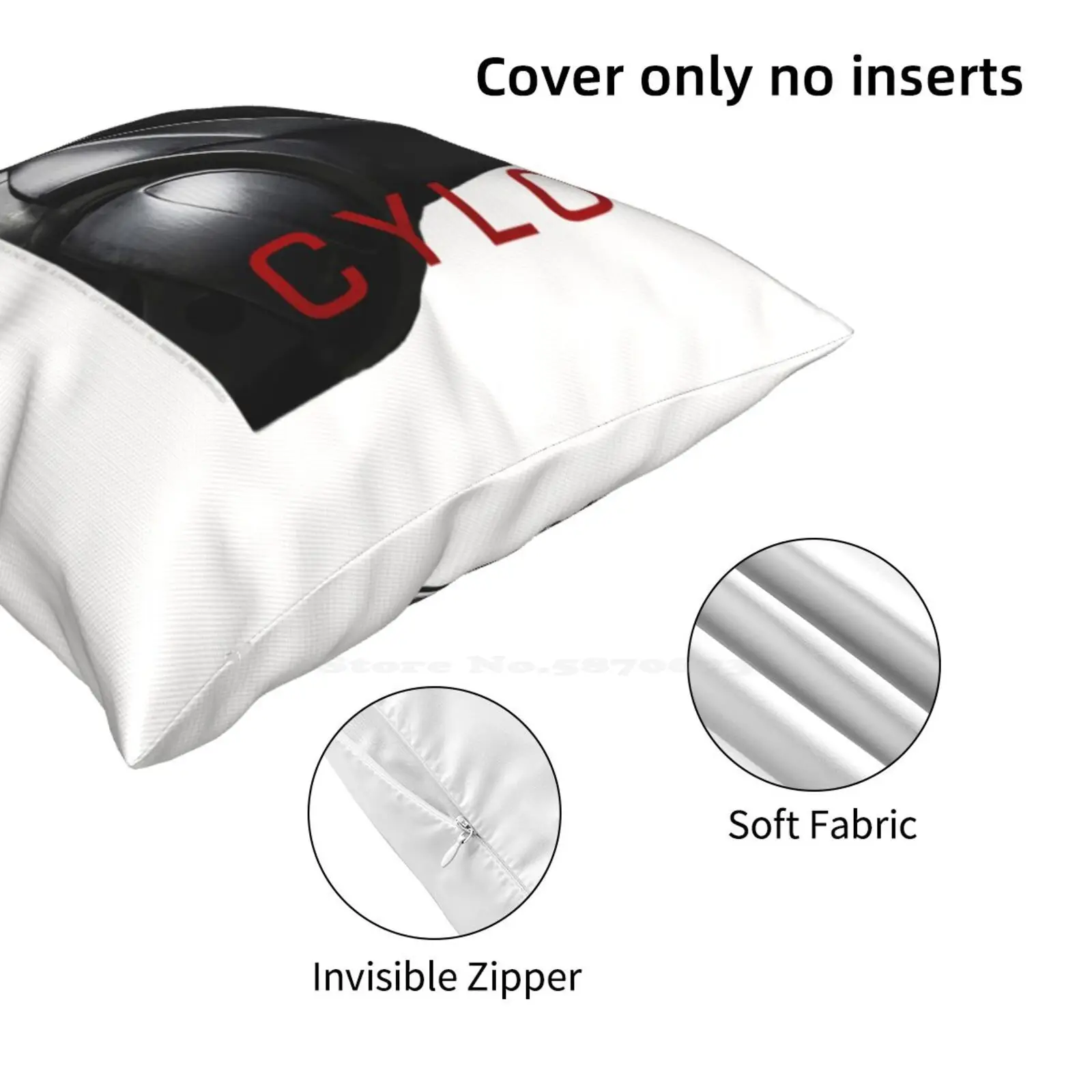 Наволочка с V-образным вырезом для спальни и офиса