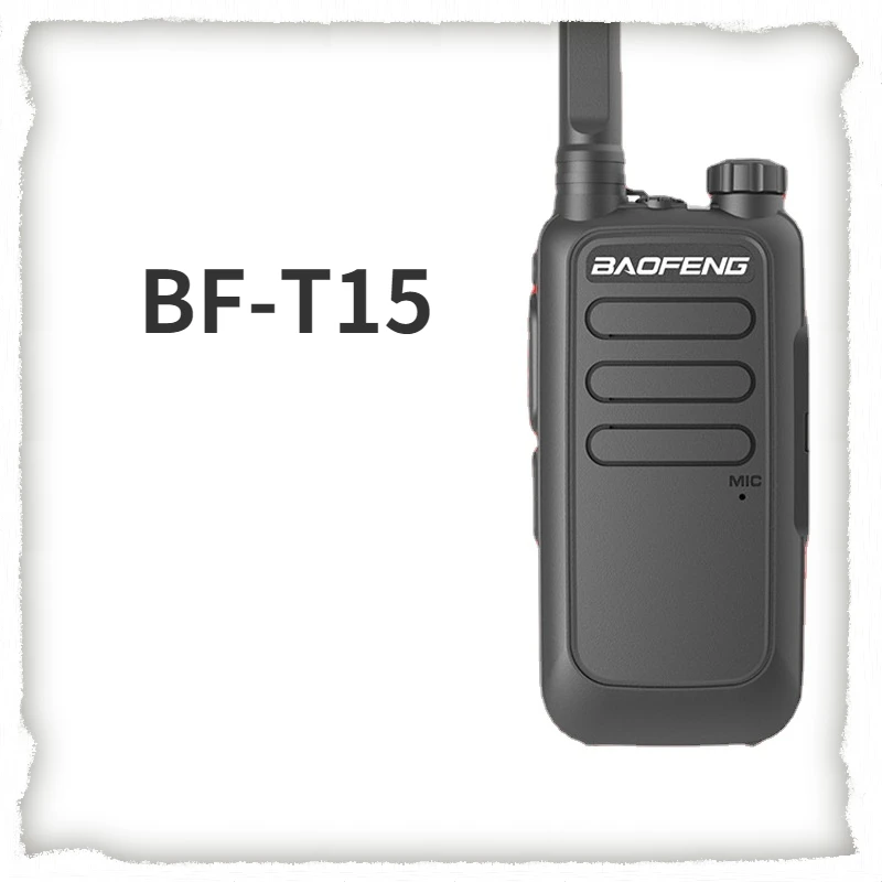 BaofengT15 Walkie-talkie Baofeng Communication Equipment Mini Outdoor Handheld Radio Station with High Power