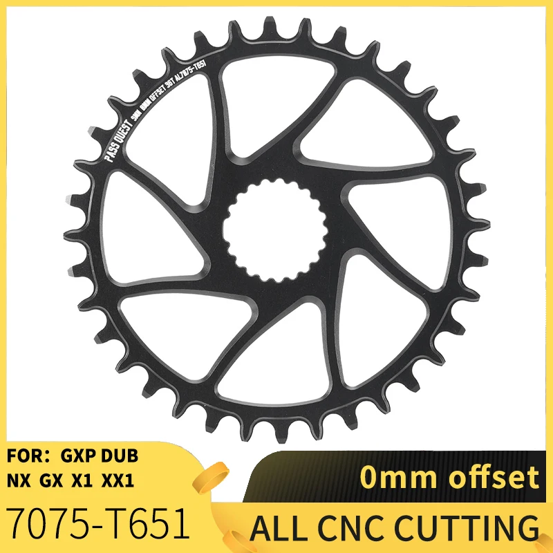 

NEW PASS QUEST 0 offset 38/4042/44T mountain bike narrow bicycle sprocket for Deore XT M7100 M8100 M9100 SHIMANO 12S BOOST crank