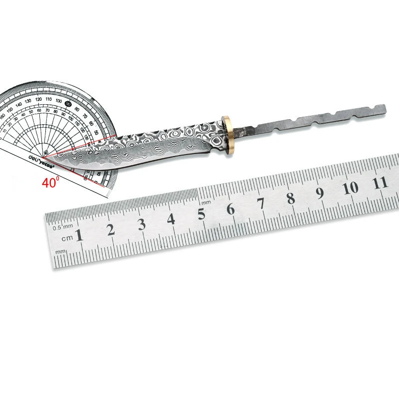 Дамасский стальной нож ручной работы домашний инструмент для резки фруктов