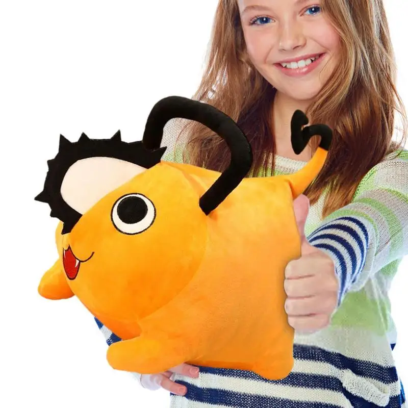

Kawaii Anime Pochita Chainsaw Man Plush Doll Pochita Cosplay Cartoon 25CM Plush Toy Stuffed Animal Home Bedroom Pillow Decor