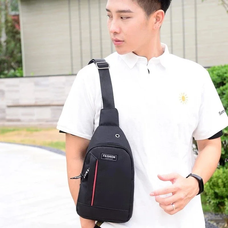 

Nylon Men Outdoor Picnic Sling Shoulder Bags Bolsa Bag Canvas Crossbody Messenger Sport Waist Bag Shoulder Chest Packs Daily