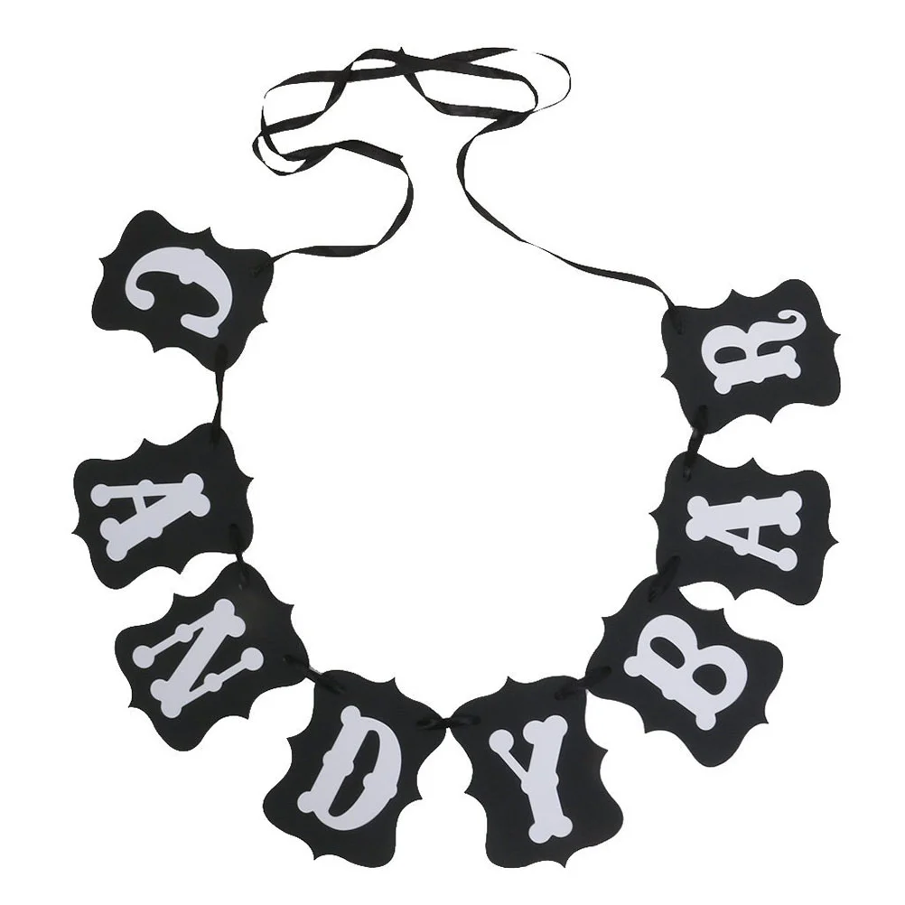 

Paper Wedding Banner Exquisite Flag Photo Prop Hanging Decor Party Banner for Party