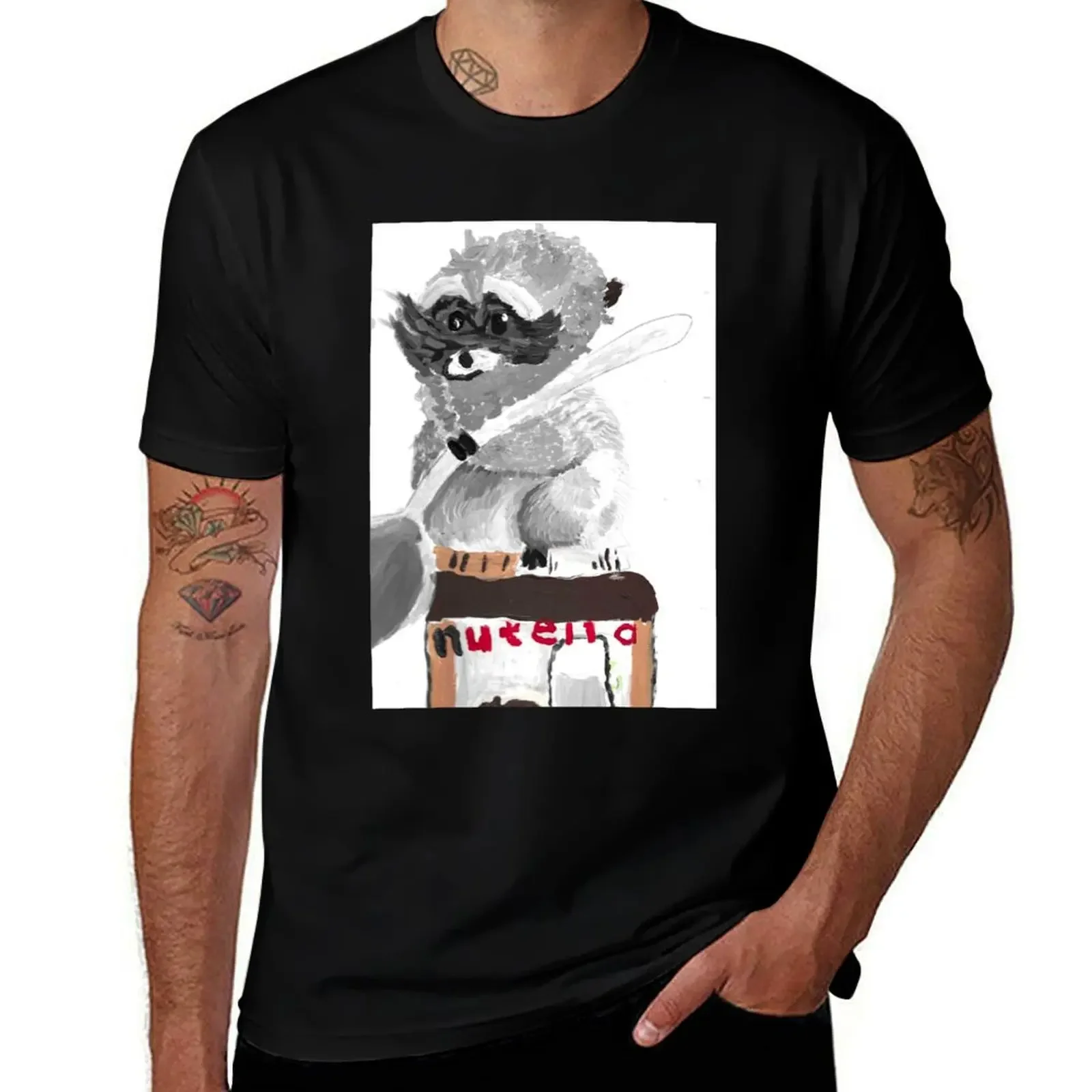 Футболка Choco Loves Nutella топы футболка с рисунком винтажные футболки больших