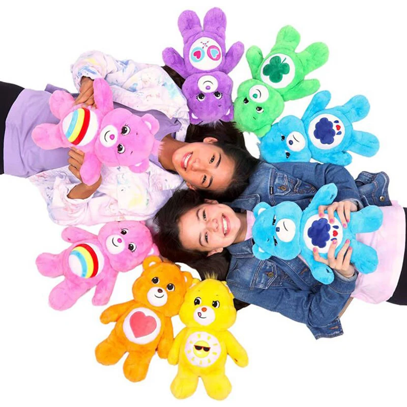 Miniso 38 см милый Sanrio Радужный медведь плюшевые игрушки мультяшный мягкие набивные