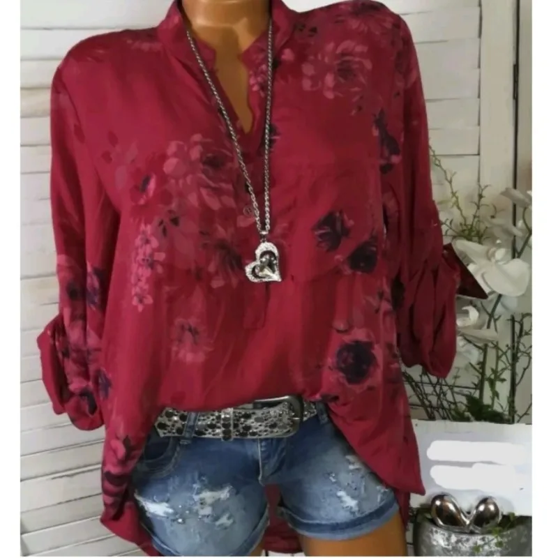 SUSOLA женская элегантная повседневная блузка на весну и лето рубашка с длинными