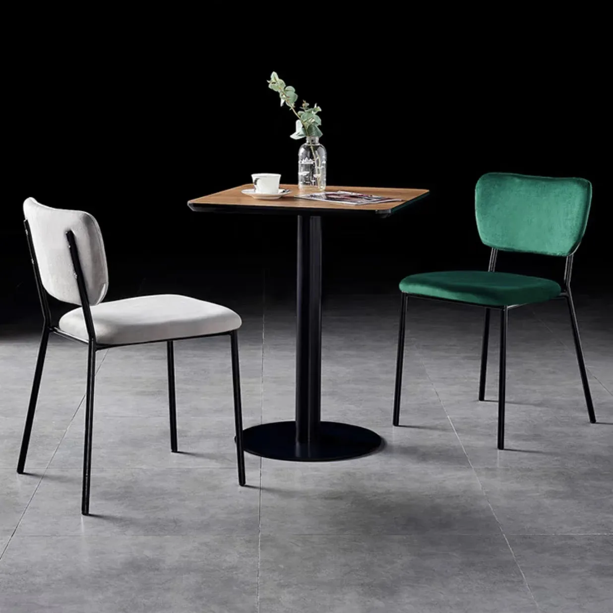 Дизайнерские стулья для гостиной в скандинавском стиле акцент современная