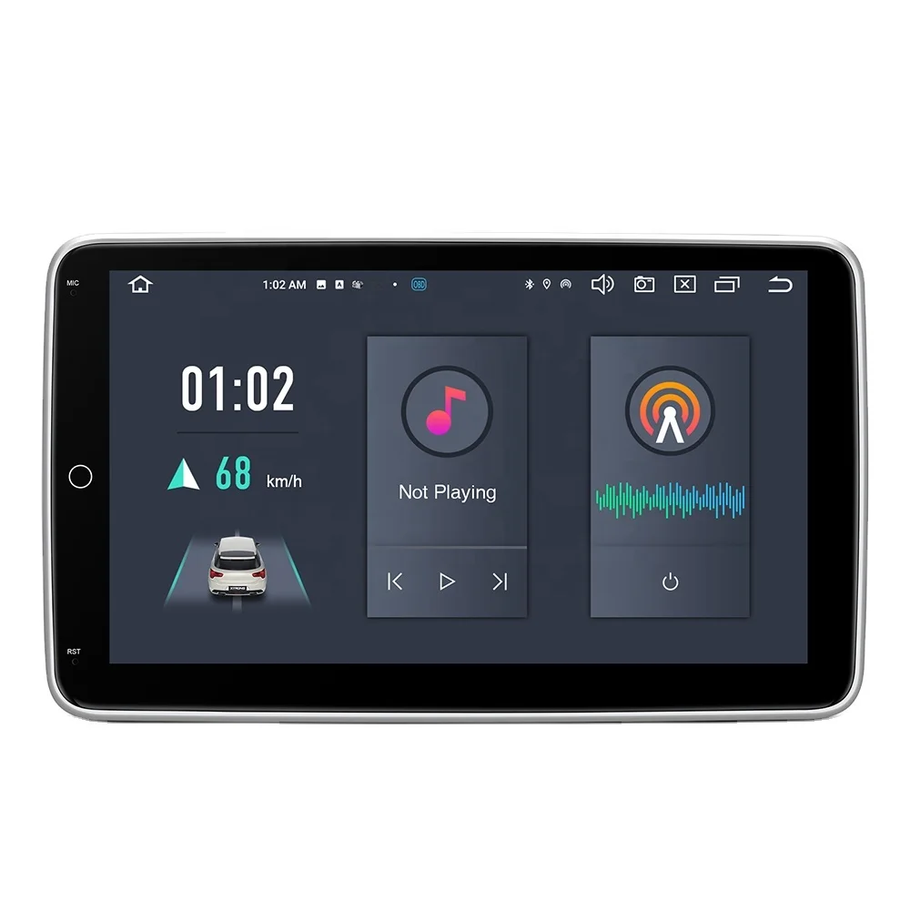 XTRONS 10 1-дюймовый вращающийся QLED автомобильный экран Android Универсальная