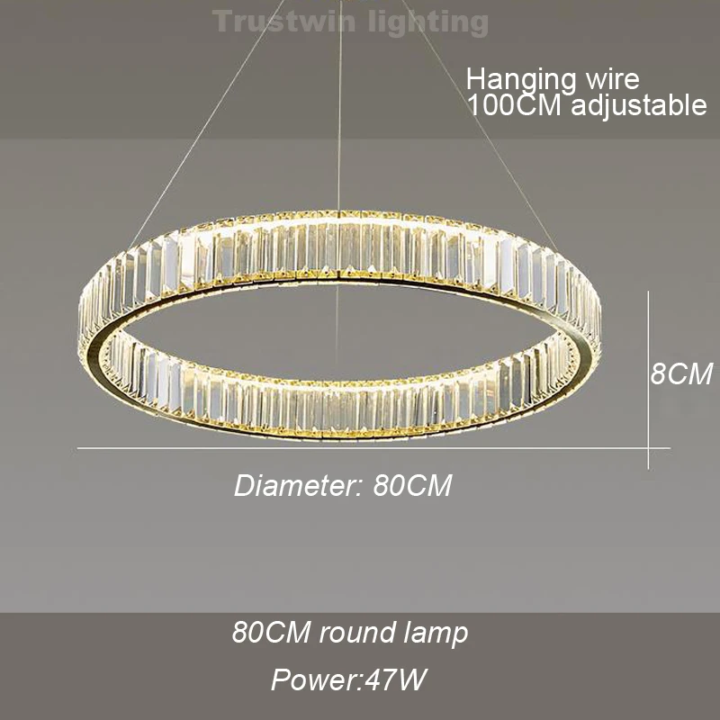 

Потолочная люстра Trustwin lighting золотистого цвета