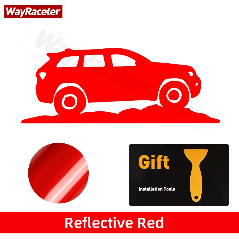 

Наклейка на окно багажника, светоотражающая графика, виниловая наклейка для Jeep Grand Cherokee WK2 WK WJ WL 2022 2023 2024, аксессуары