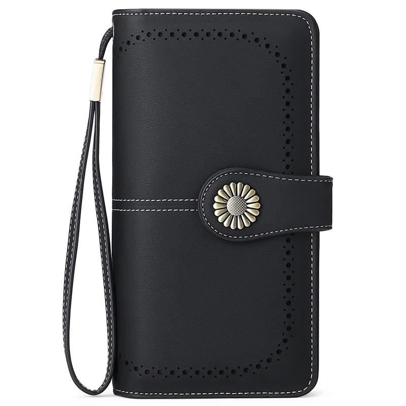 

New Women Pu Leather Wallets Female Long Hasp Purses Large Capacity Money Bag Phone Pocket Multifunction Clutch Coin Card Holder