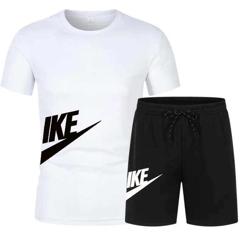 

Summer Men's Sets Fashion Korean Tracksuit Men Short Sleeve T Shirts+Sport Shorts Suit Men Casual Men Clothing Mens Joggers Sets