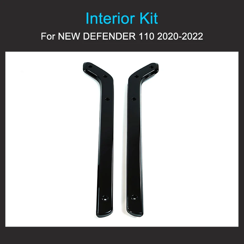 Высококачественный Глянцевый черный комплект для интерьера Land Rover Defender 110 2020 2021